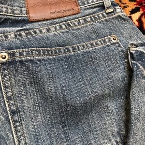 Carbon 2 Cobalt button up boot cut lite denim jean